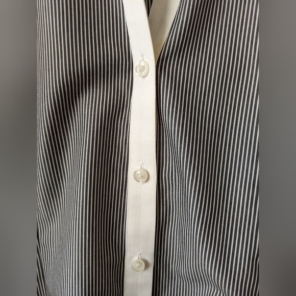 Brooks Brothers 346 Non-Iron Dress Shirt Size 8 Fitted Button Down Blouse - Picture 6 of 16